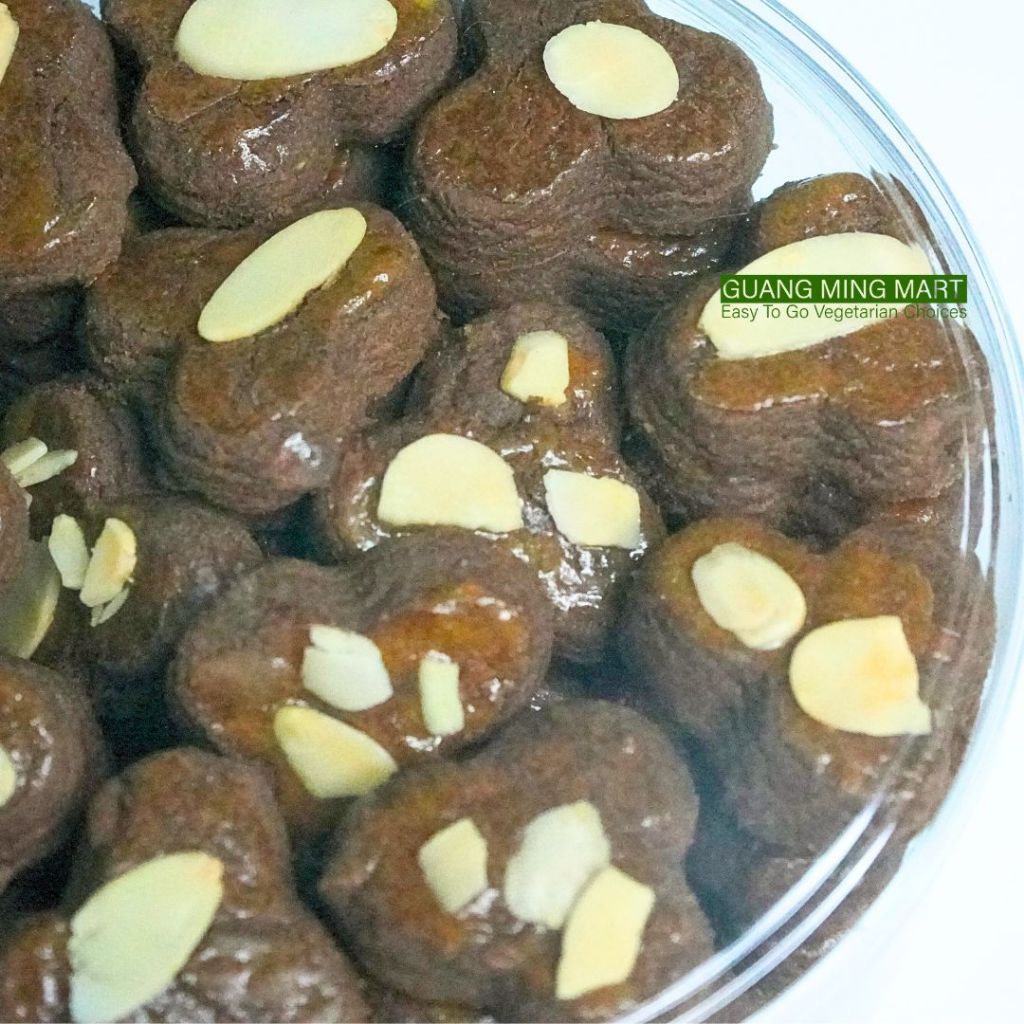 

KUE ALMOND COKLAT VEGETARIAN / KUE KERING VEGETARIAN / COOKIES VEGETARIAN