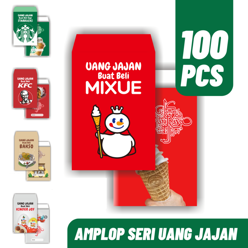 

PAKET 100 PCS AMPLOP LEBARAN MEDIUM MURAH MERIAH