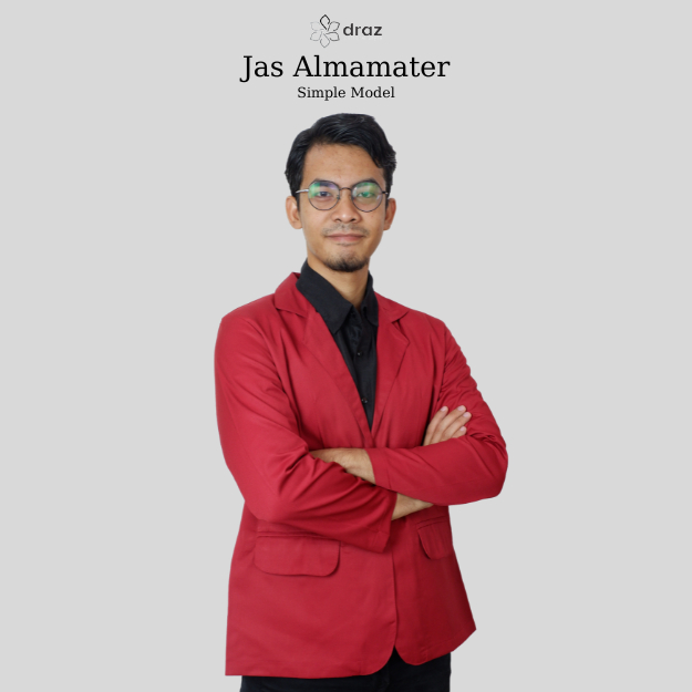 TOKODRAZ - Jas Almamater Merah Marun Polos Sekolah Osis Pesantren Mahasiswa Lembaga Universitas