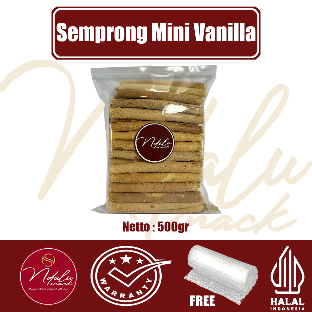 

SEMPRONG MINI VANILLA 500GR TEKSTUR LEMBUT LOKAL PRODUK