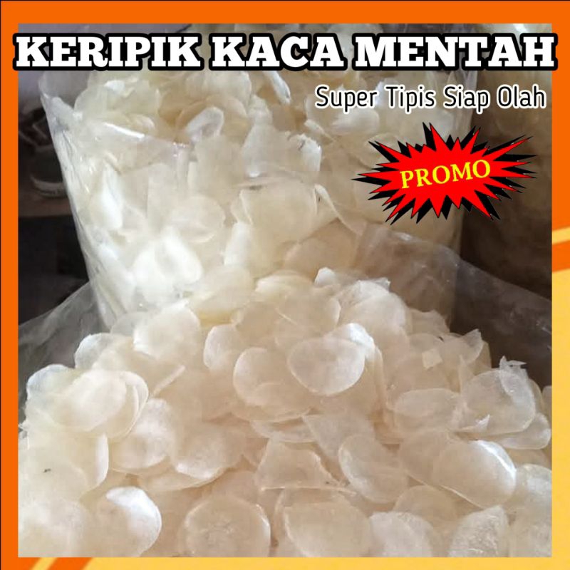 

GRATIS ONGKIR Keripik Kaca Mentah 500gr TERMURAH / PIKCA / BENING TIPIS