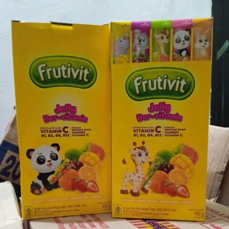 

Frutivit Jelly bervitamin 20gr (isi 20 stik )