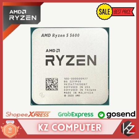Processor AMD Ryzen 5 5600 TRAY 3.5Ghz Up To 4.4Ghz