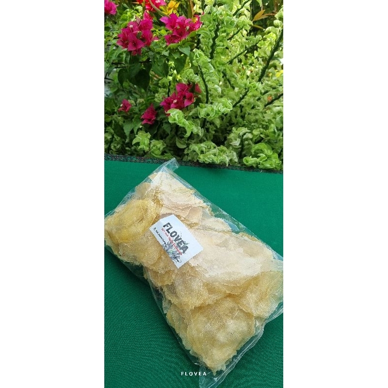

Cemilan Batik Madura Flovea /Kripik Tette pendek