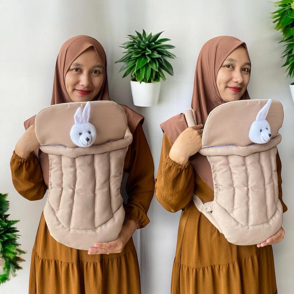 Madina Baby Kids Gendongan Ransel Bayi Depan Boneka Lucu Polos