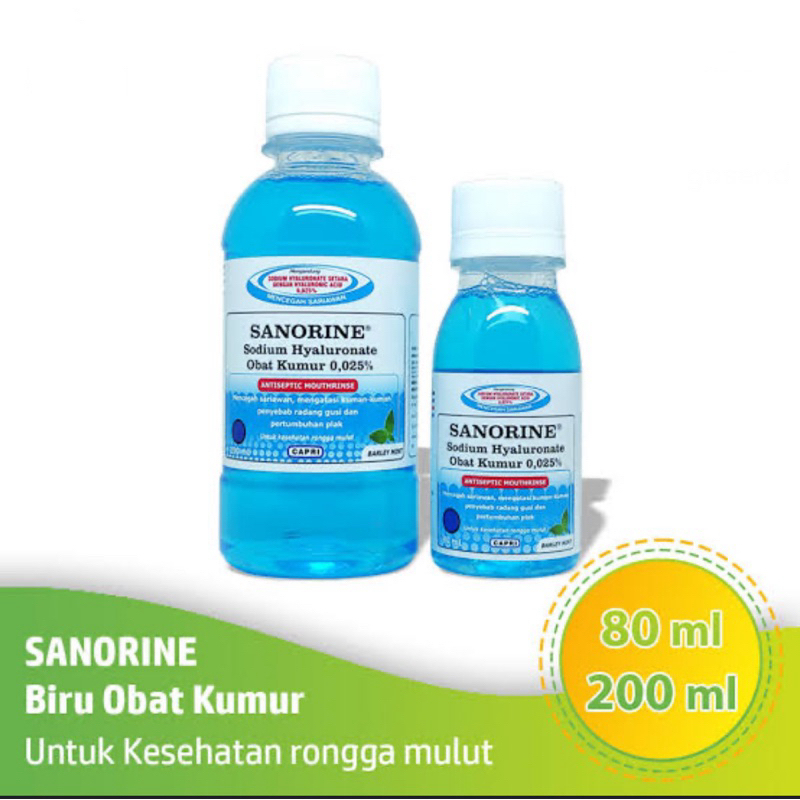 SANORINE BIRU - OBAT KUMUR