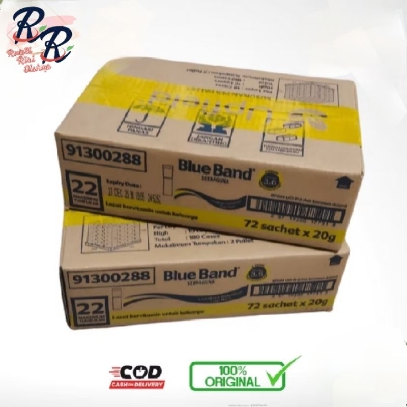 

BLUEBAND SERBAGUNA SACHET 20G 1 DUS ISI 72 PCS