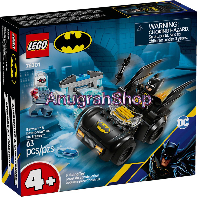 LEGO 76301 SUPER HEROES Batman & Batmobile vs Mr Freeze