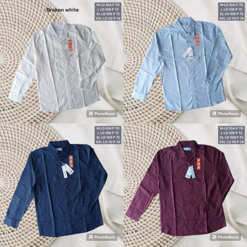 Kemeja Cole slimfit panjang