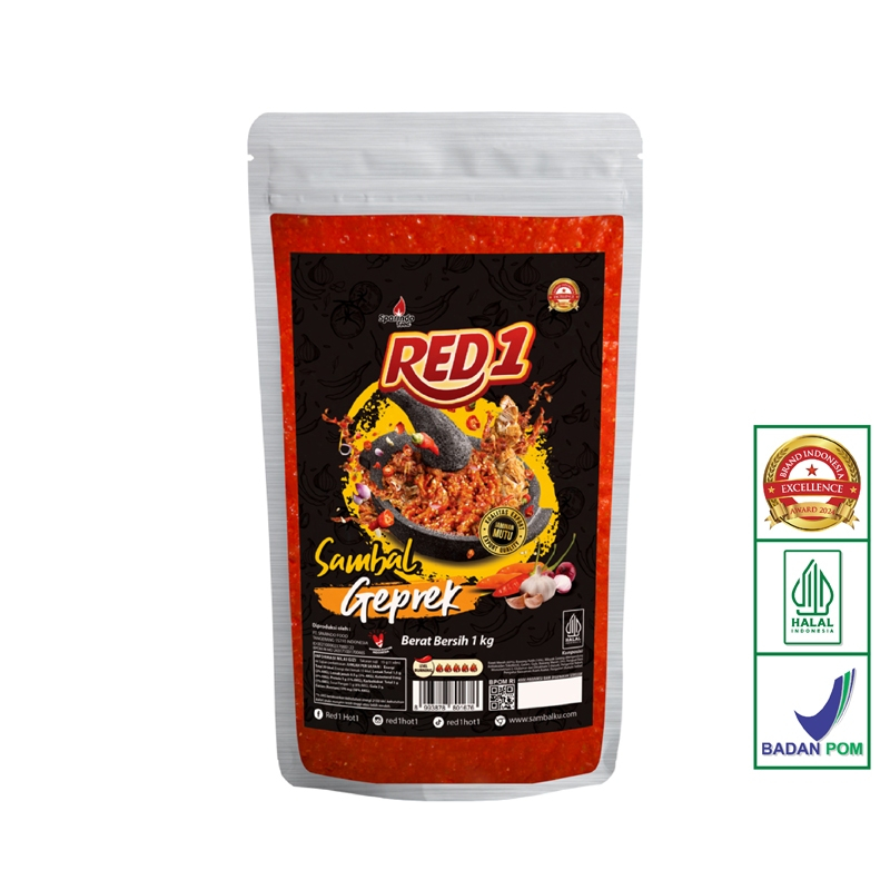 

RED1 Sambal Geprek 1 Kg (sambal tradisional)