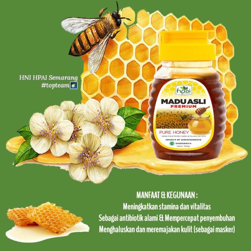 

madu asli honey hpai