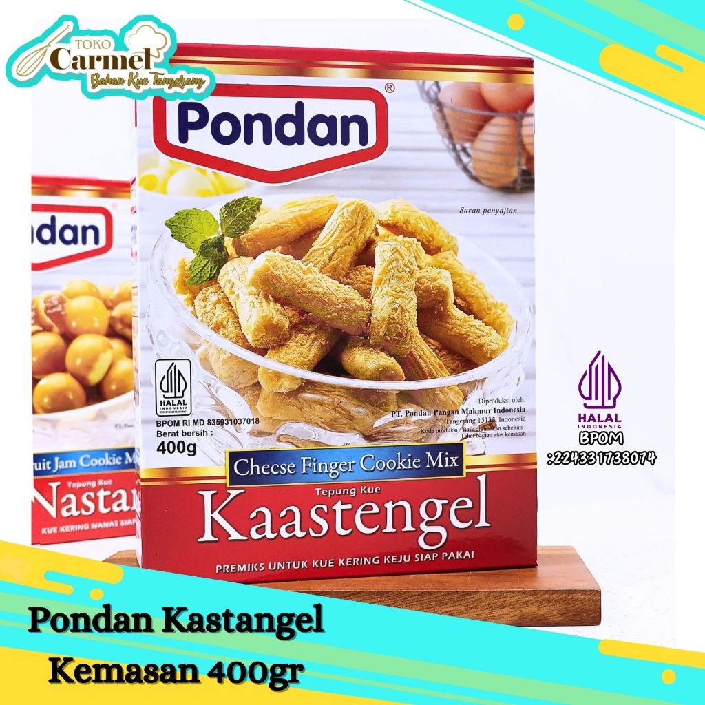 

Premix Kue Kering Pondan Kastengel 400gr