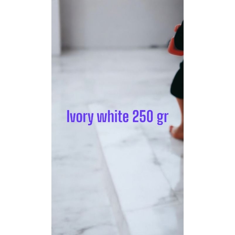 

spf ivory white 250 gr & serum acne custom 250 gr