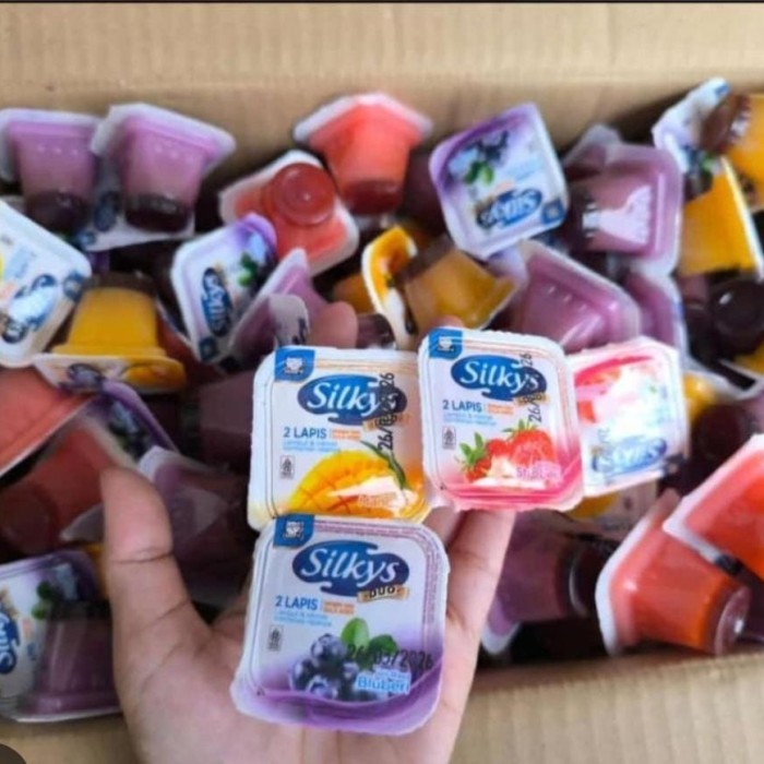 

Silkys Jelly Pudding Mix Fruit Kemasan 500gr Termurah