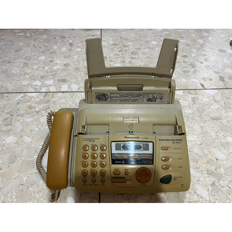 PRELOVED 2nd Telephone Mesin FAX Faximile Faximili Panasonic KX - FP155 bekas pakai second
