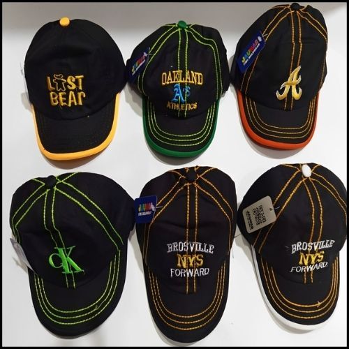 Topi Pria Hitam Liris Motif Kekinian Termurah Terlaris