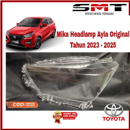 Mika Headlamp Lampu Depan AYLA Lens tipe R Led ORIGINAL  2023 2024 2025 mika lampu depan ayla