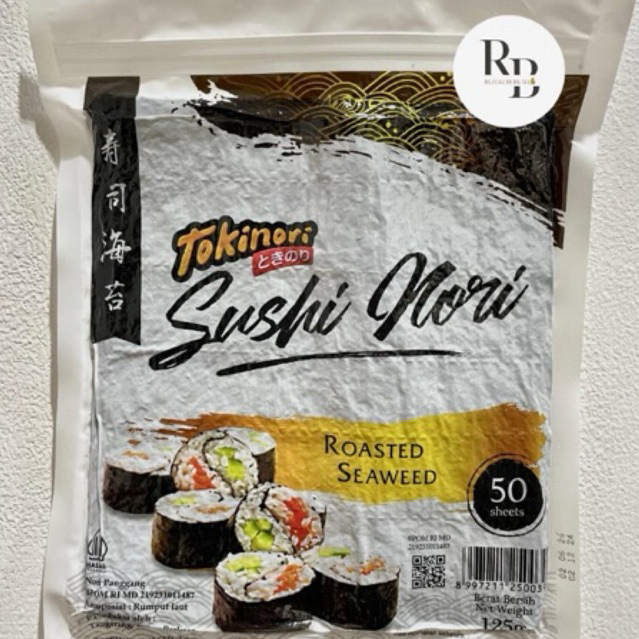 SUSHI NORI VARIAN GRADE A / NORI SUSHI GIMBAB VARIASI / SUSHI NORI / NORI GIMBAP (PK)