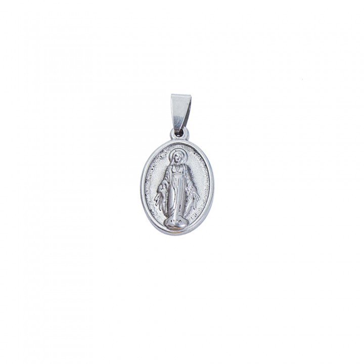 Yeraya Liontin Medali Wasiat Oval Kecil Buah Mata Kalung Liontin Bulat Liontin Rohani Pendant Lionti