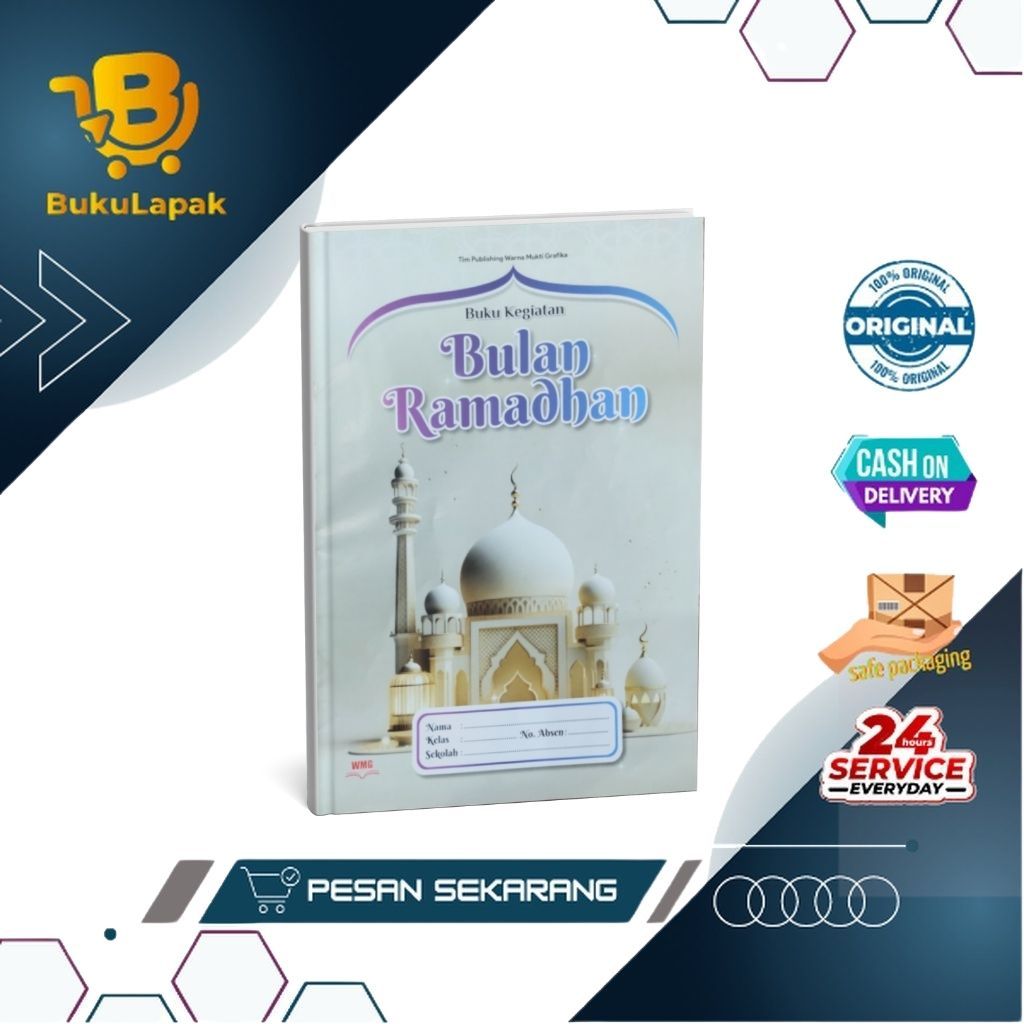 Buku Kegiatan Ramadhan Siswa - Buku Aktivitas Ramadhan - Buku Kegiatan Bulan Ramadhan