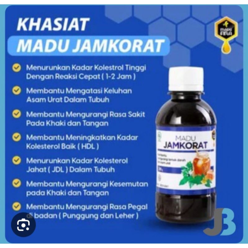 

Madu Jamkorat 280gr