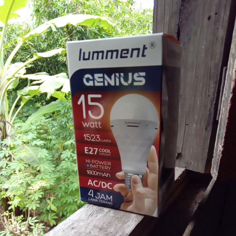LUMMENT GENIUS Lumment genius Lampu Emergency 15 WATT