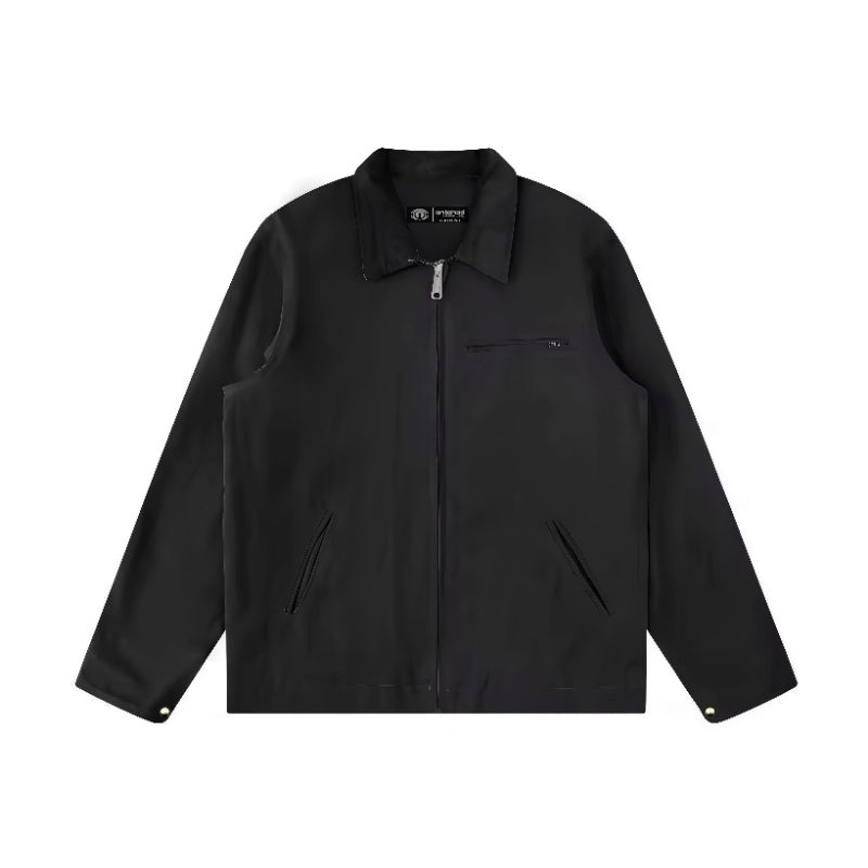 ONTOHOD Jaket Detroit Kanvas Pria Full Black Detroit Jaket Work