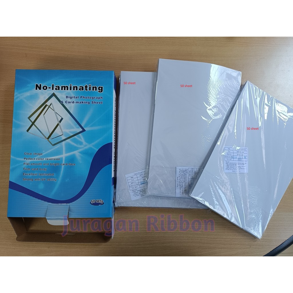 

Enceran Kertas PVC Instant ID Card Inkjet A4 Putih Tebal 0,76mm
