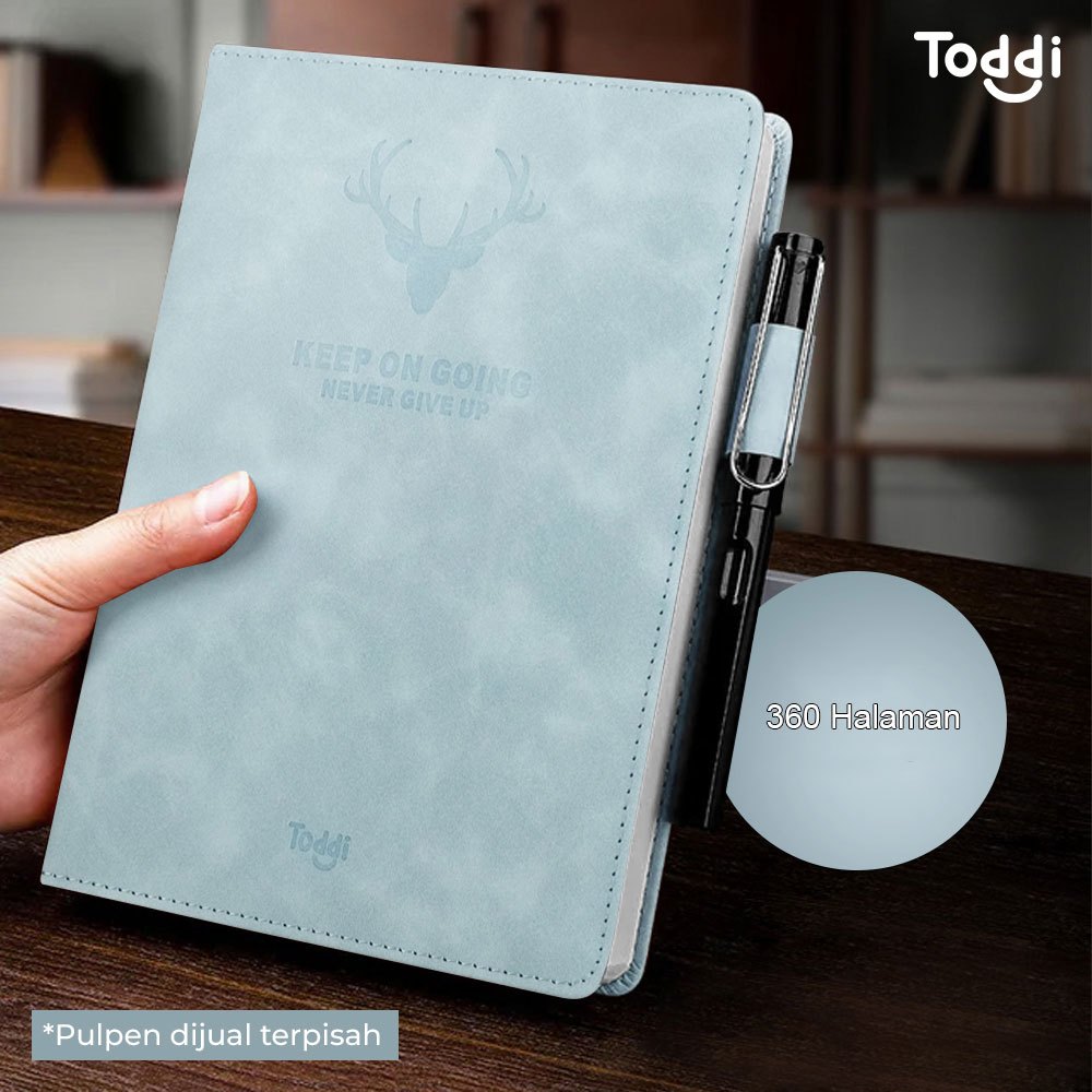 

Buku Jurnal Hardcover Notebook Diary 80 GSM 360 Halaman Grid - CW-5025 - Baby Blue