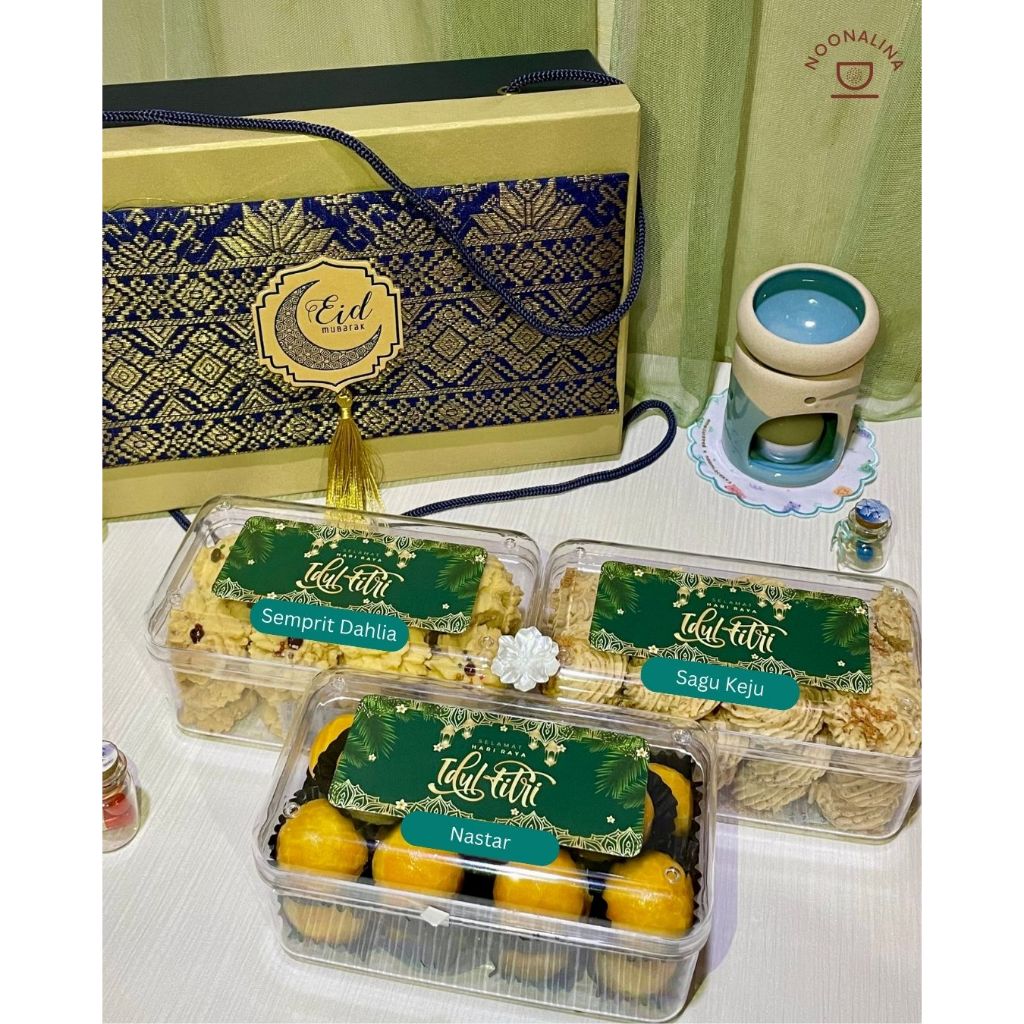 

Hampers Parsel Lebaran Kue kering paket Hard Box & Soft Box - Noonalina