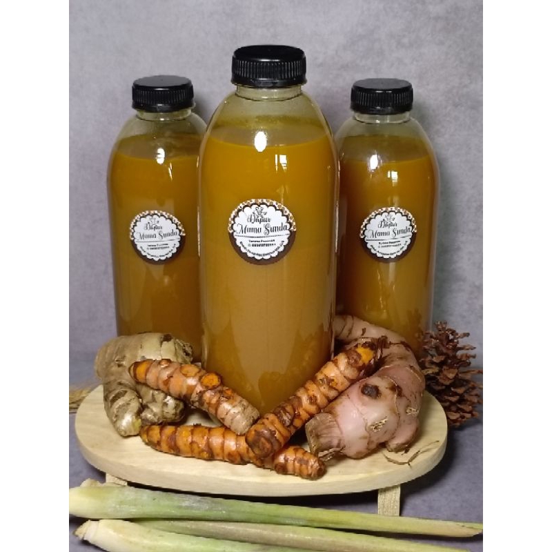 

Jamu kunyit asem & beras kencur 1 liter / Jamu tradisional / Jamu herbal 1000 ml