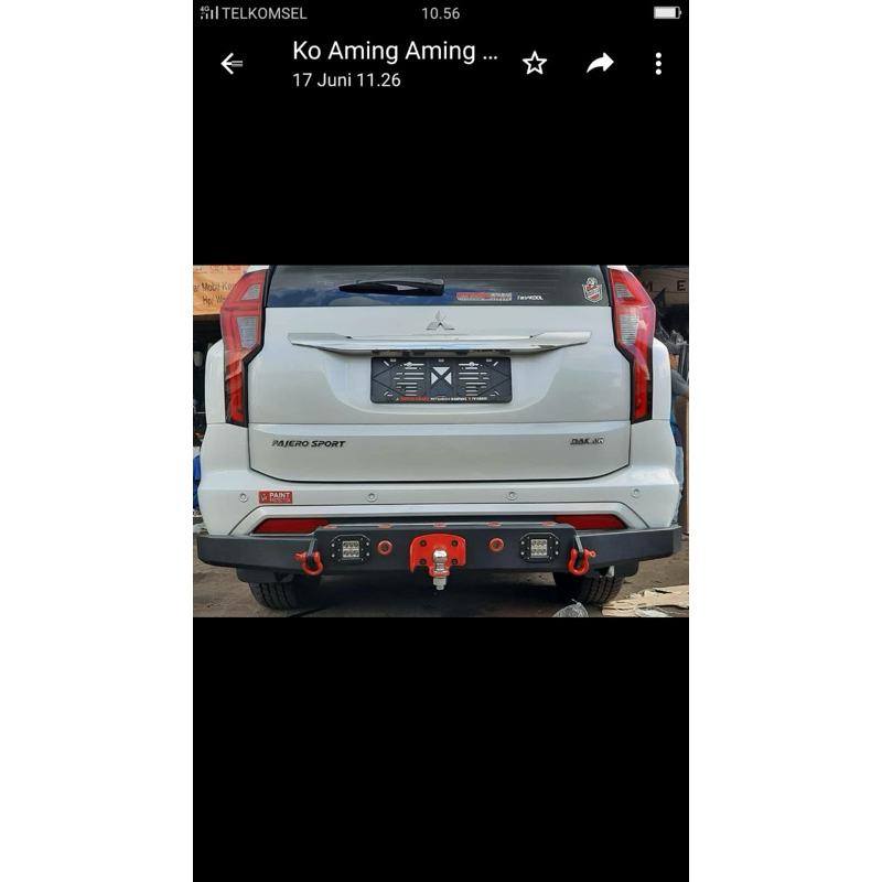Towing Belakang Model OFFROAD Lampu LED Pajero