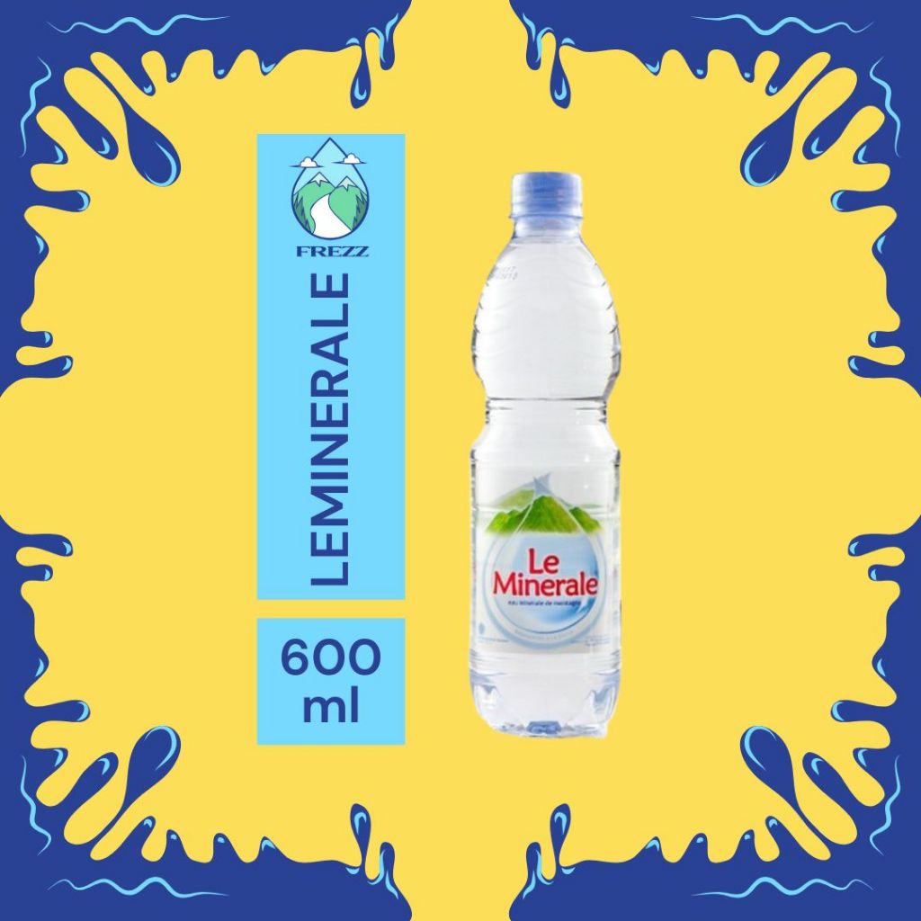 

(INSTANT) LE MINERALE 600ml SATUAN - READY LEMIN LEMINERAL GALON 1500 ML, 600ML,330 ML Air Minum Kemasan Botol Minuman Kardus