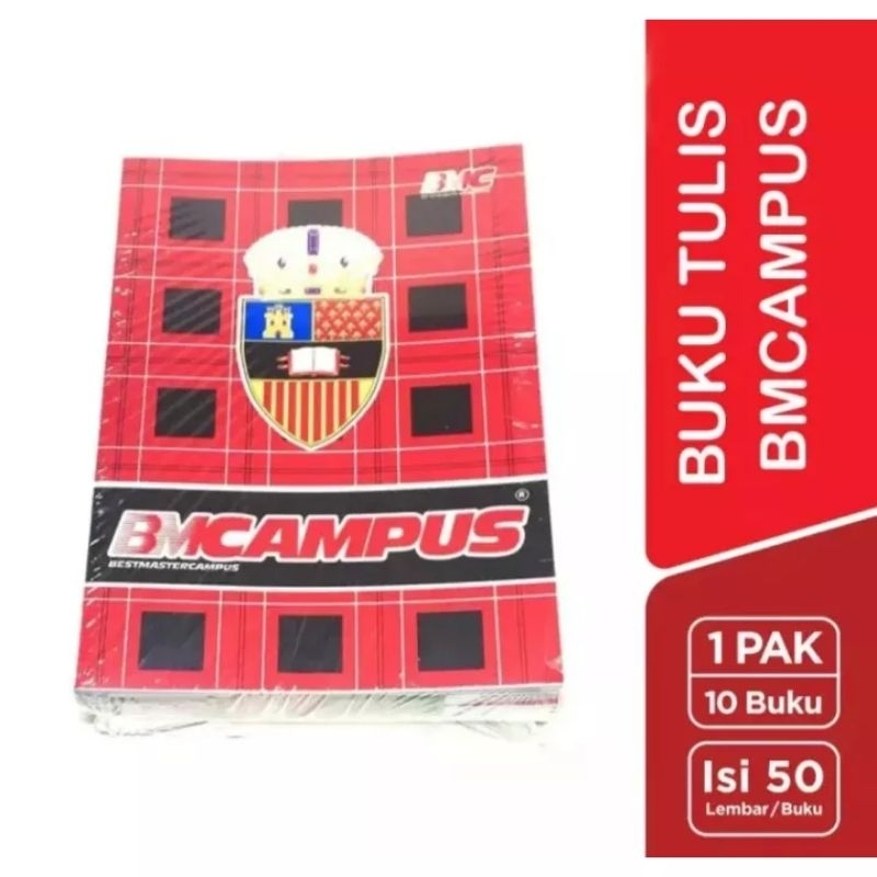 

BMCAMPUS Buku Tulis Campus 50 lbr harga per Satuan