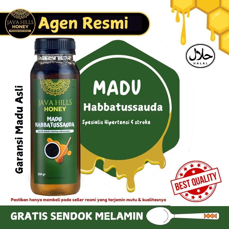 

Java Hiils Honey Madu Habbatussauda Herbal Asli Murni Premium Mengatasi Kolesterol Asam Urat Darah Tinggi Gula Darah Bisa COD Bayar Ditempat