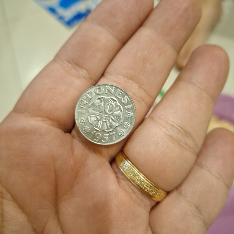 Uang Kuno 10sen rupiah 1957