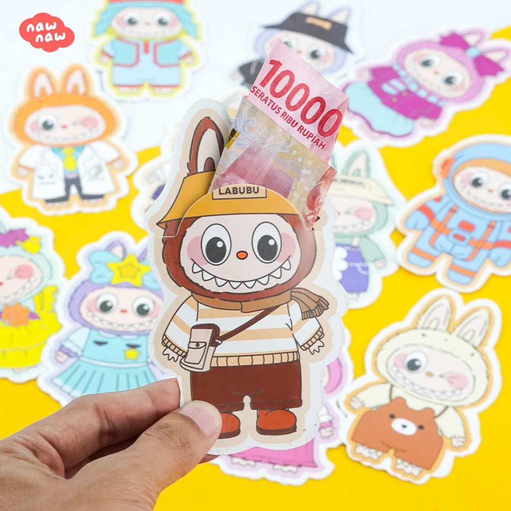 

AMPLOP LABUBU LEBARAN Series Cetak 2 Sisi Karakter Lucu
