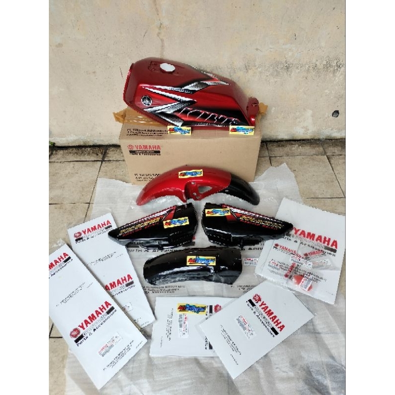Body set rx king new merah maroon full original YGP 100%