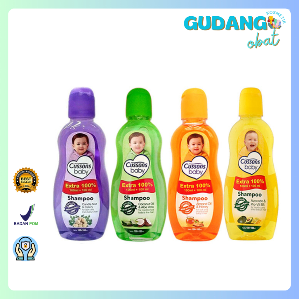 Cussons Baby Shampoo Almond&Honey, Avocado oil, Candle Nut - Shampoo