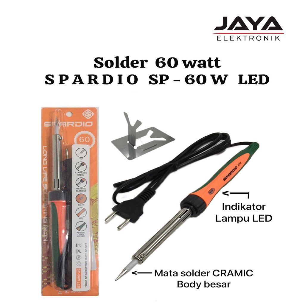Solder 60 Watt SPARDIO LED Solder Listrik 60 Watt SPARDIO ORIGINAL