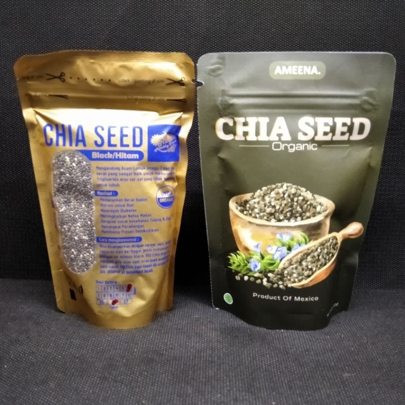 

Black Chia Seeds 100gr | Origin Mexico dan Origin Peru