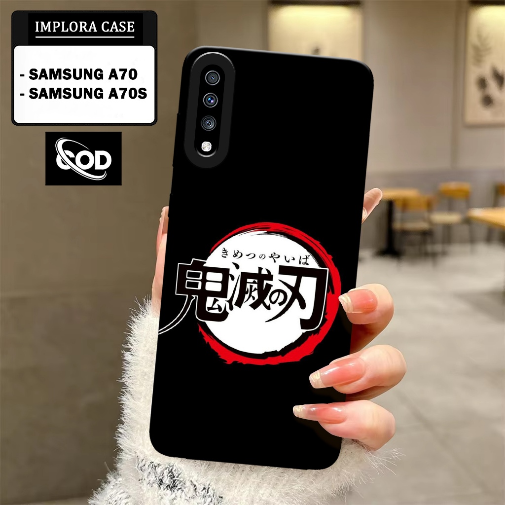 New Graffiti Case - Case Samsung A70 / A70s - Softcase Premium Pro Camera Lentur, Lembut & Tebal