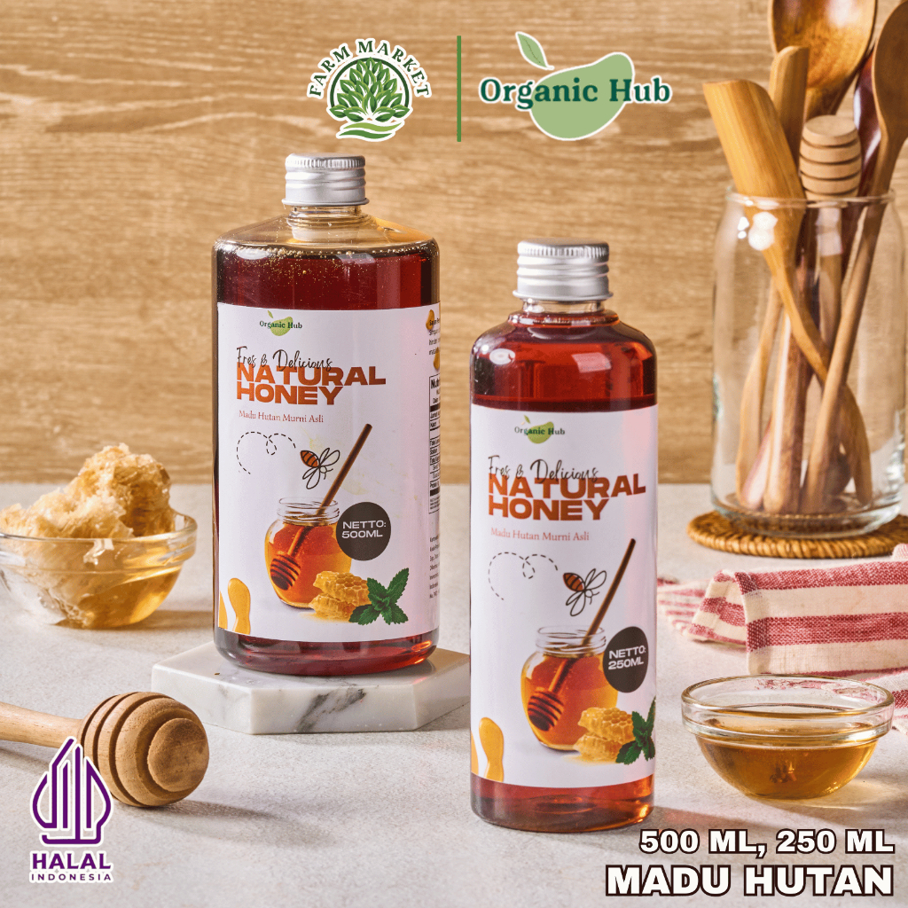 

Organic Hub Paket Madu Hutan 750ml Murni Tanpa Campuran 100% Asli Hutan Kalimantan KLM