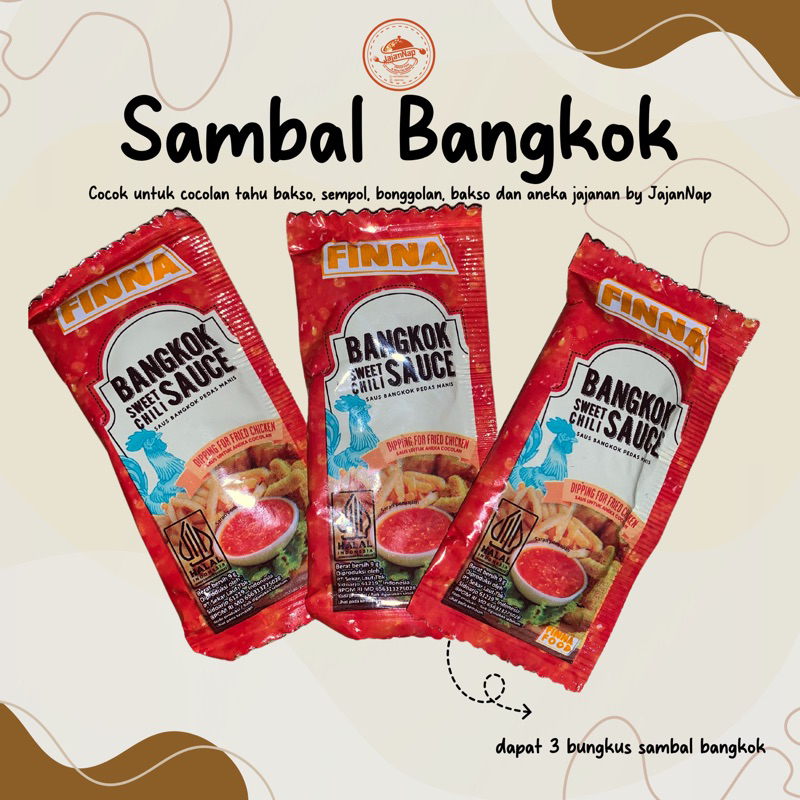 

(Dapat 3pcs) Sambal bangkok/sambal gacoan/sambal dimsum/sambal serbaguna