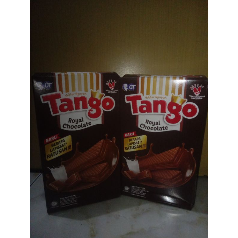 

Tango wafer coklat box isi 20x5gr