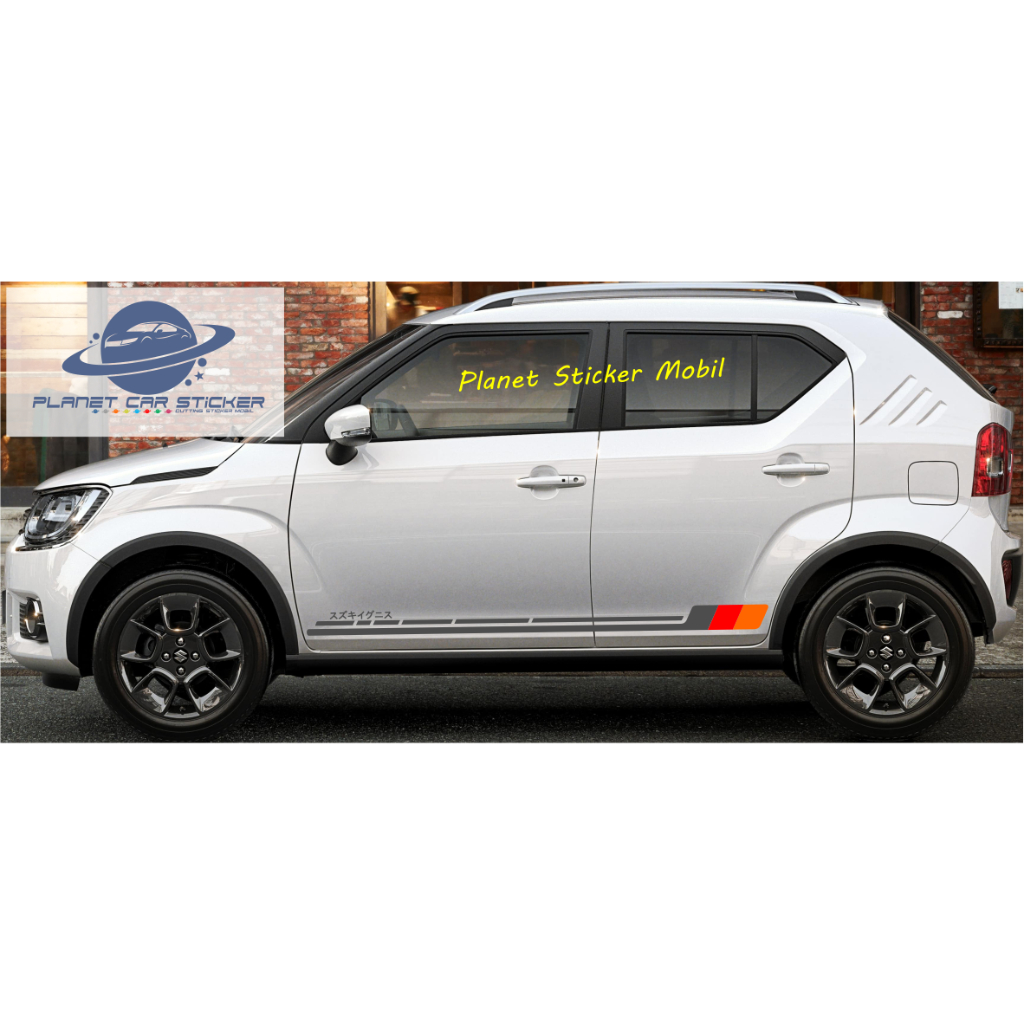 sticker ignis stiker ignis list stripe body mobil suzuki ignis sticker ignis minimalist sticker stik