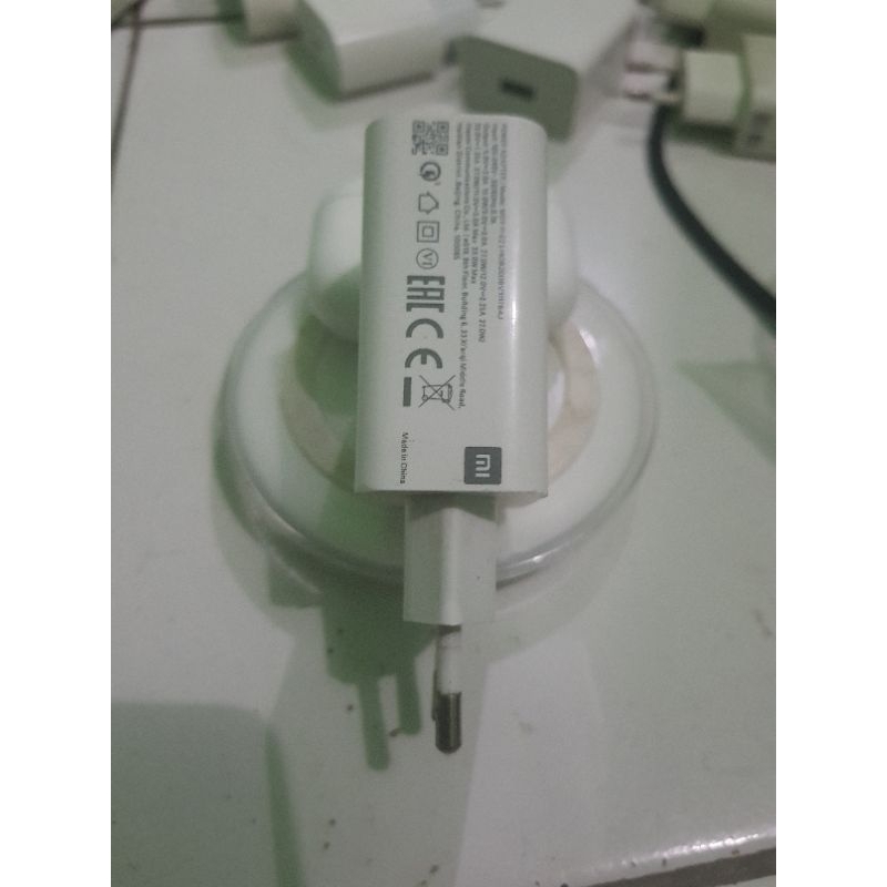 kepala charger mi a3 33w second tanpa kabel usb