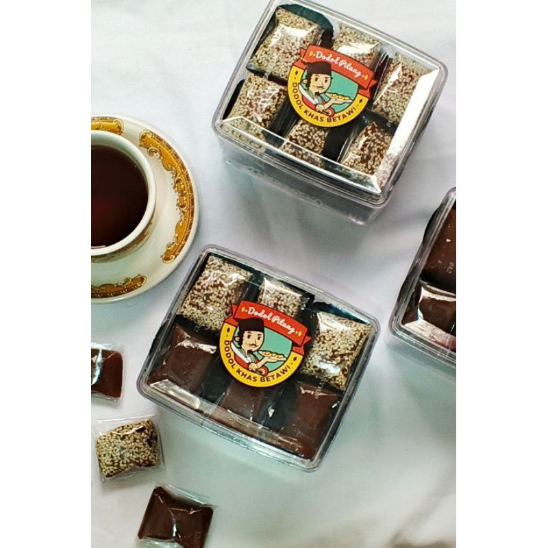 

Dodol betawi pitung dodol betawi kemasan toples isi 30 pcs