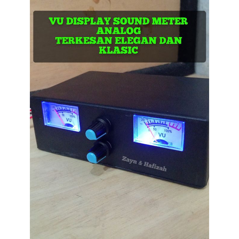 VU Display Analog Stereo