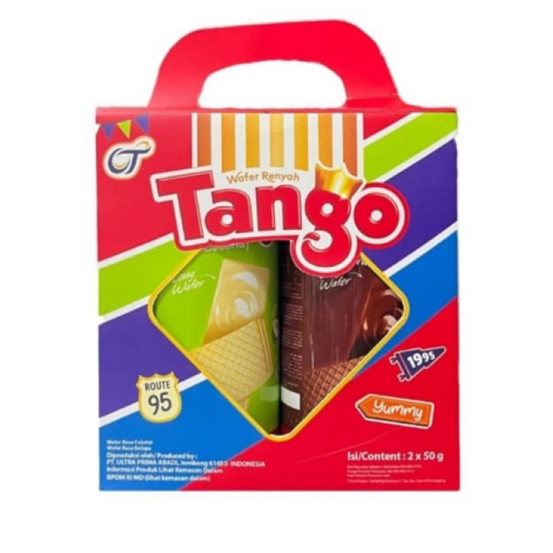 

Tango Wafer Duo Chocolate & Coconut 50gr Box isi 2pcs